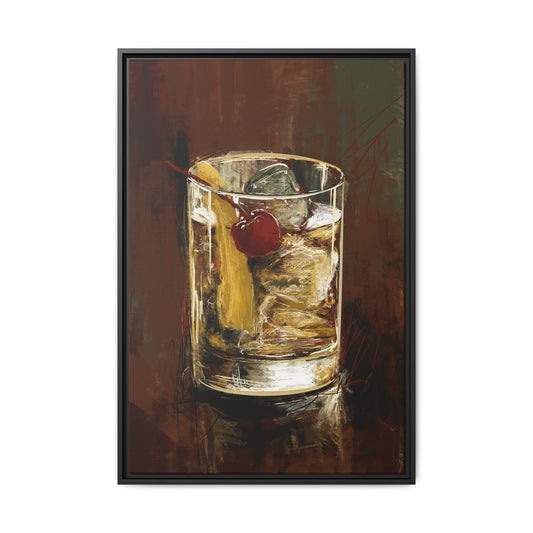 Old Fashion - Gallery Wrapped Print with Black Frame