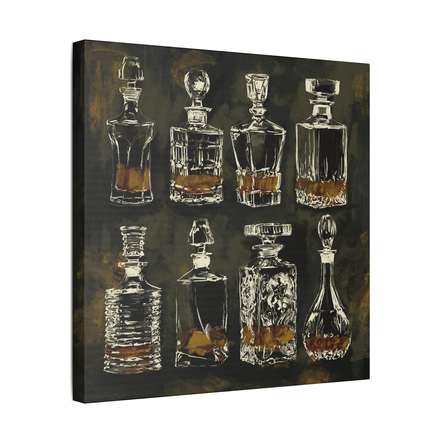 The Good Pour Whiskey Art Canvas