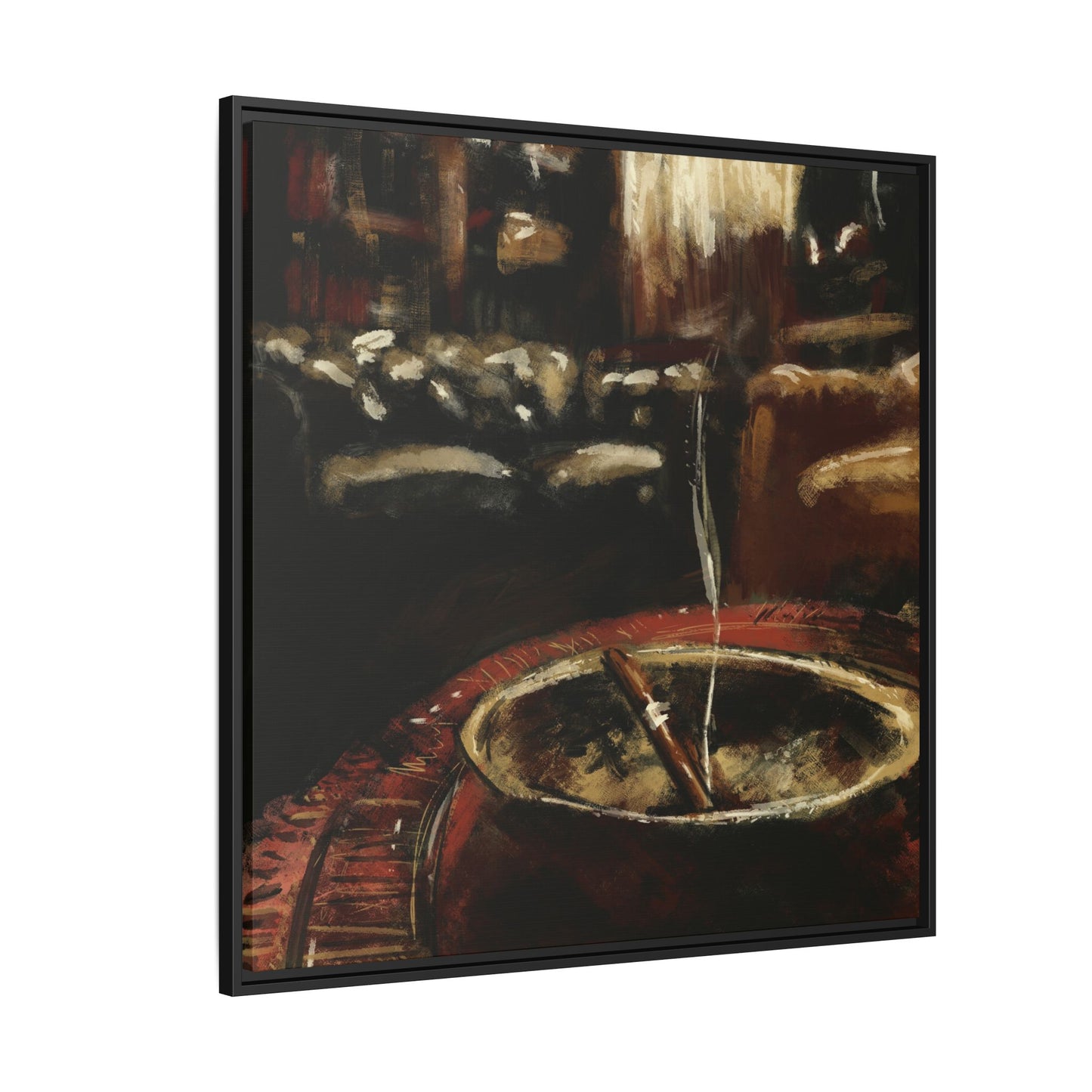 After the Smoke Clears - Framed Canvas