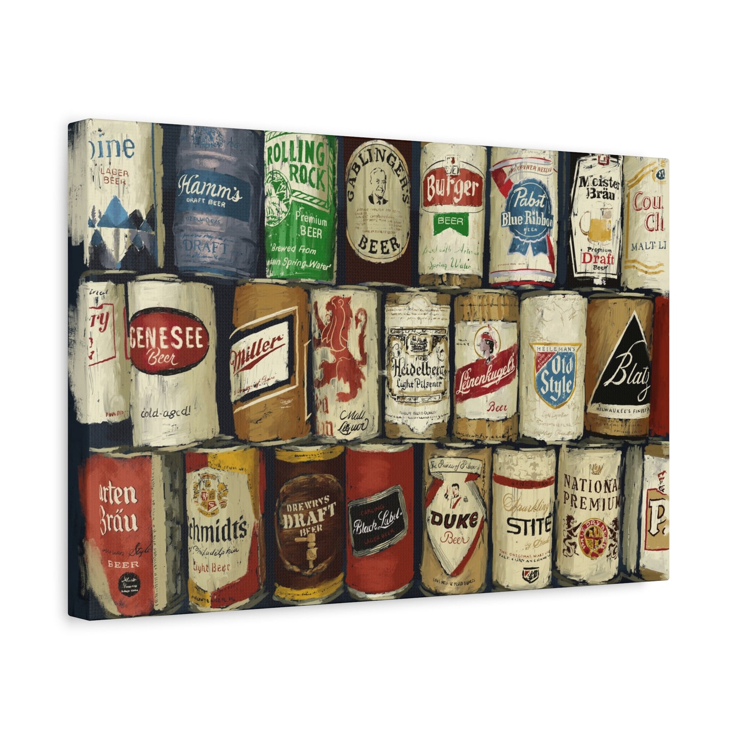 Wall of Brews Matte Canvas