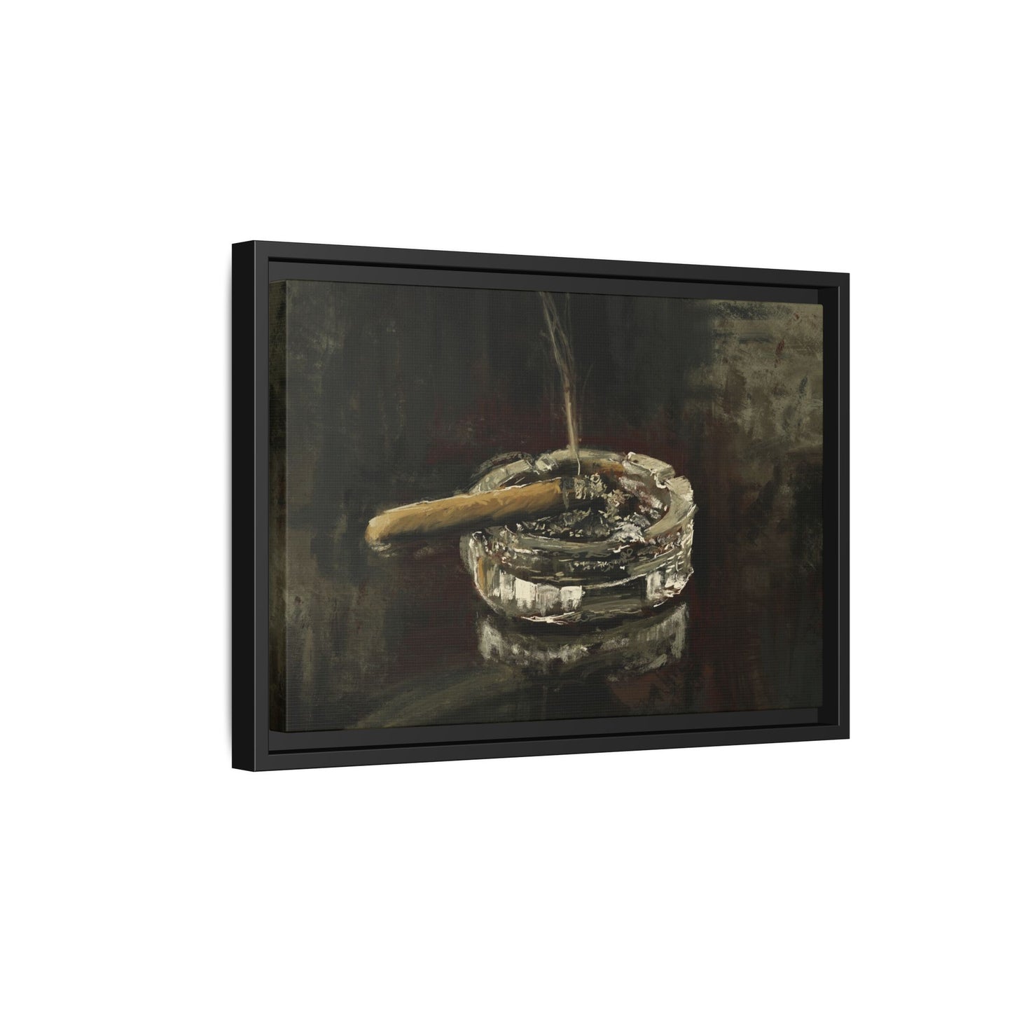 Deep in Contemplation - Gallery Wrapped Canvas with Black Frame