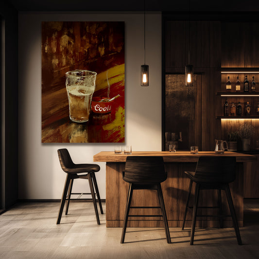 One for the Road Canvas Wall Decor