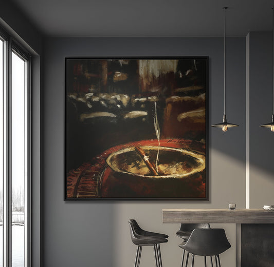 After the Smoke Clears - Framed Canvas