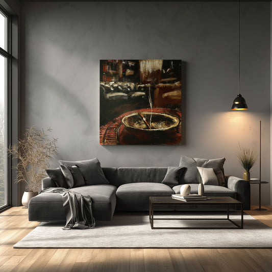 After the Smoke Clears - Canvas Print