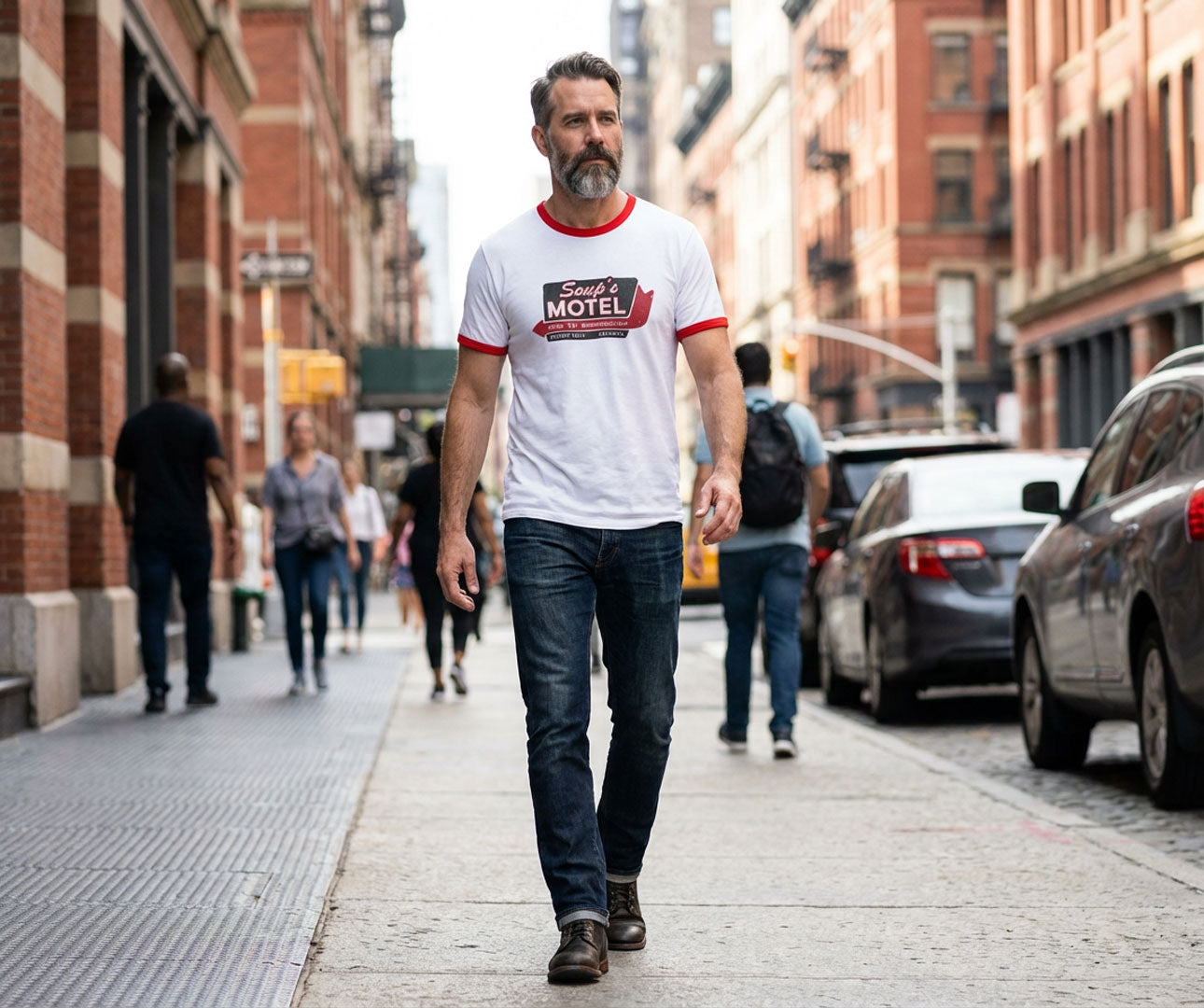 Soup’s Motel Sign Ringer Tee