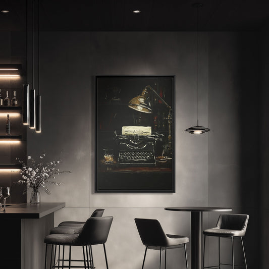 Writer’s Hour - Framed Canvas