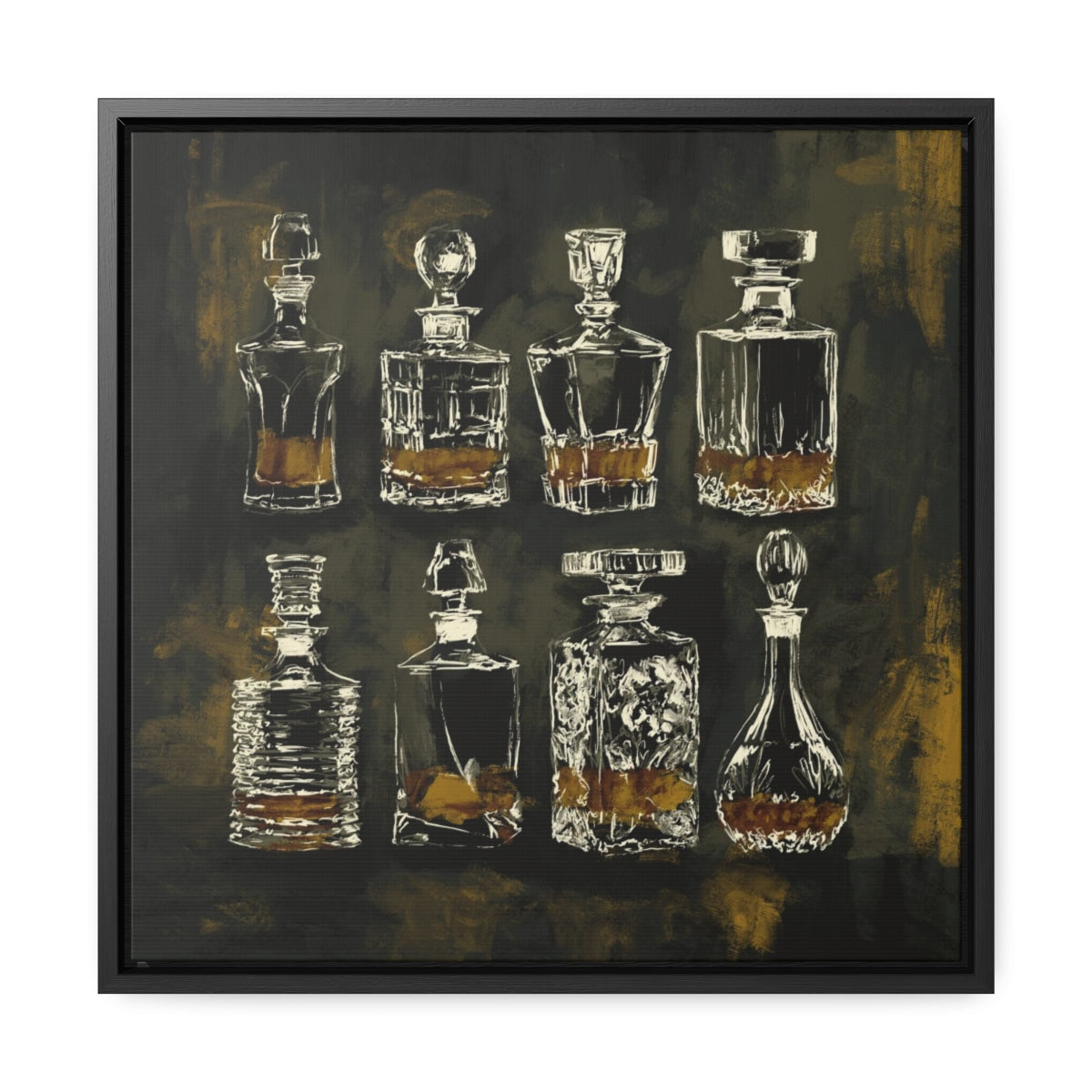 The Good Pour - Whiskey Art Canvas