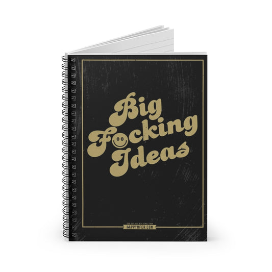 Big F’n Ideas Notebook – Matte Black