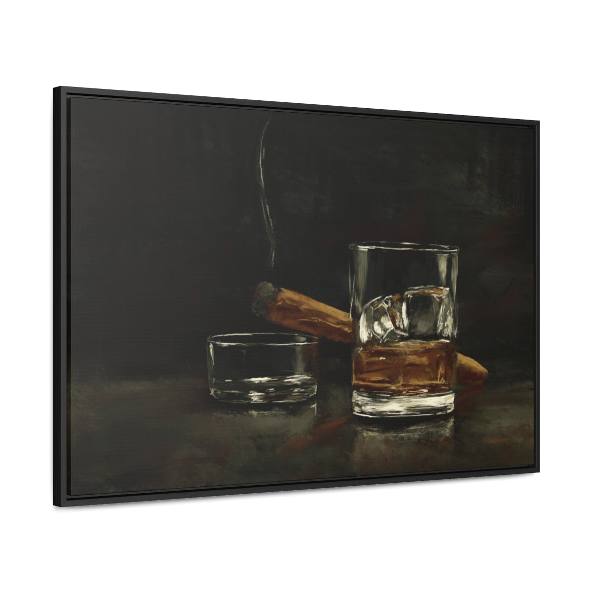 Nightcap Mood - Satin Canvas