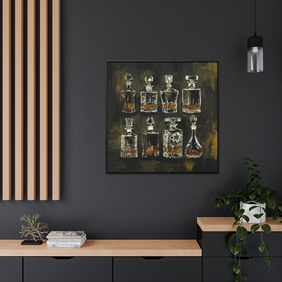 The Good Pour - Whiskey Art Canvas