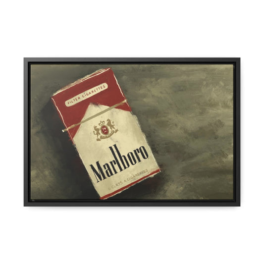 Vintage Reds - Gallery Wrapped Canvas with Black Frame