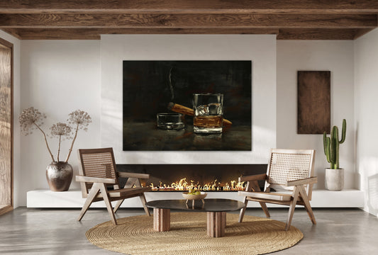 Nightcap Mood - Satin Canvas