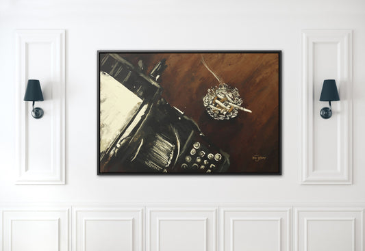 Midnight Inspiration - Gallery Wrapped Canvas with Black Frame