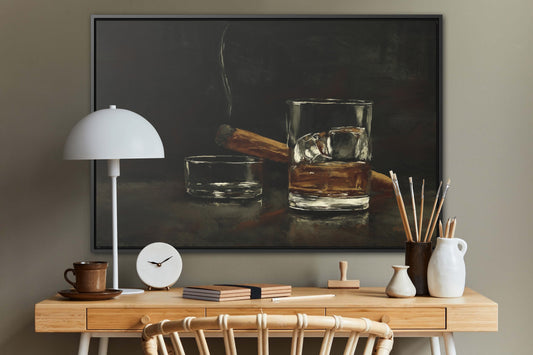 Nightcap Mood - Satin Canvas