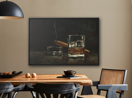 Nightcap Mood - Satin Canvas