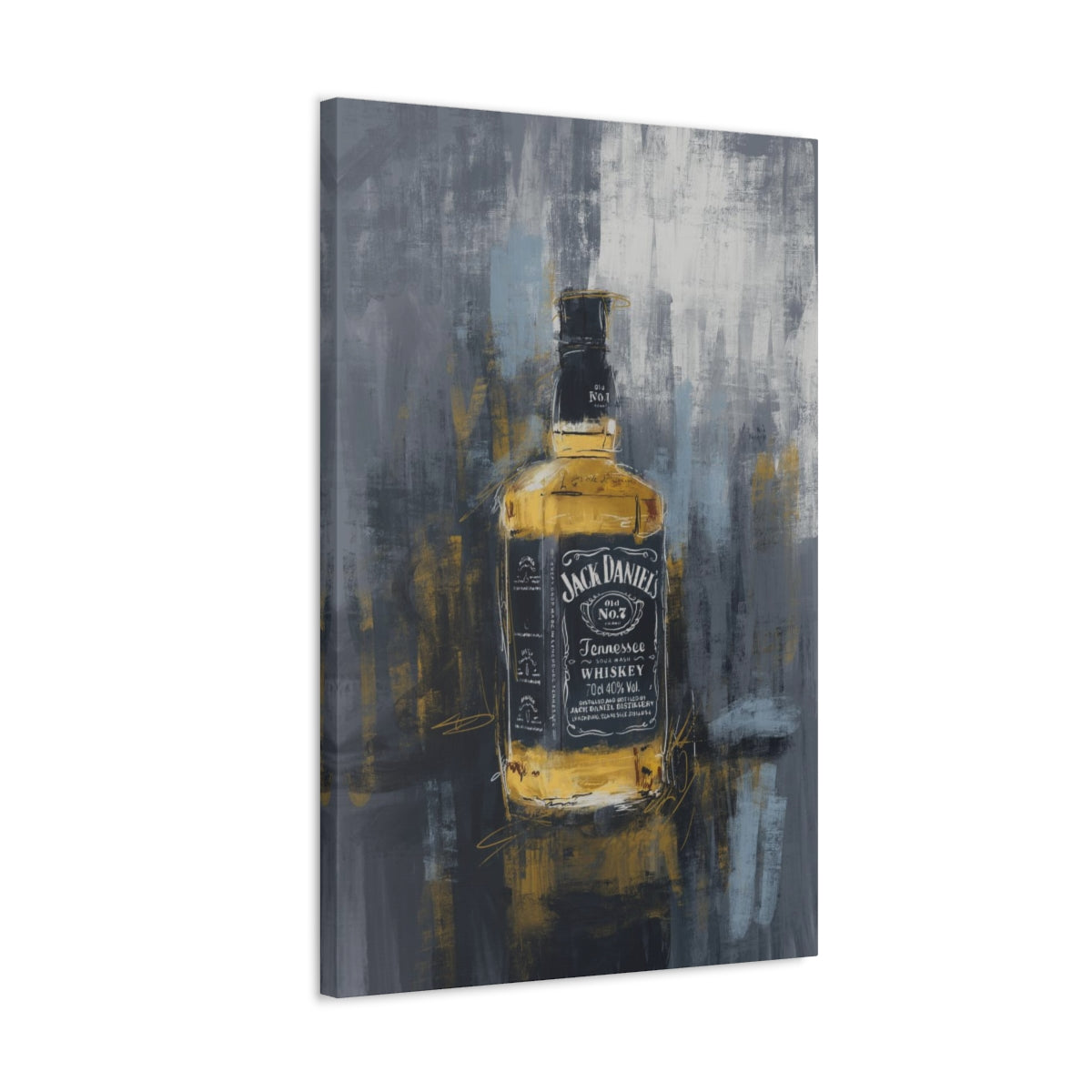Tennessee Whiskey - Satin Canvas Print