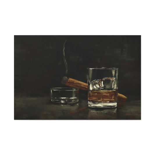 Nightcap Mood - Satin Canvas