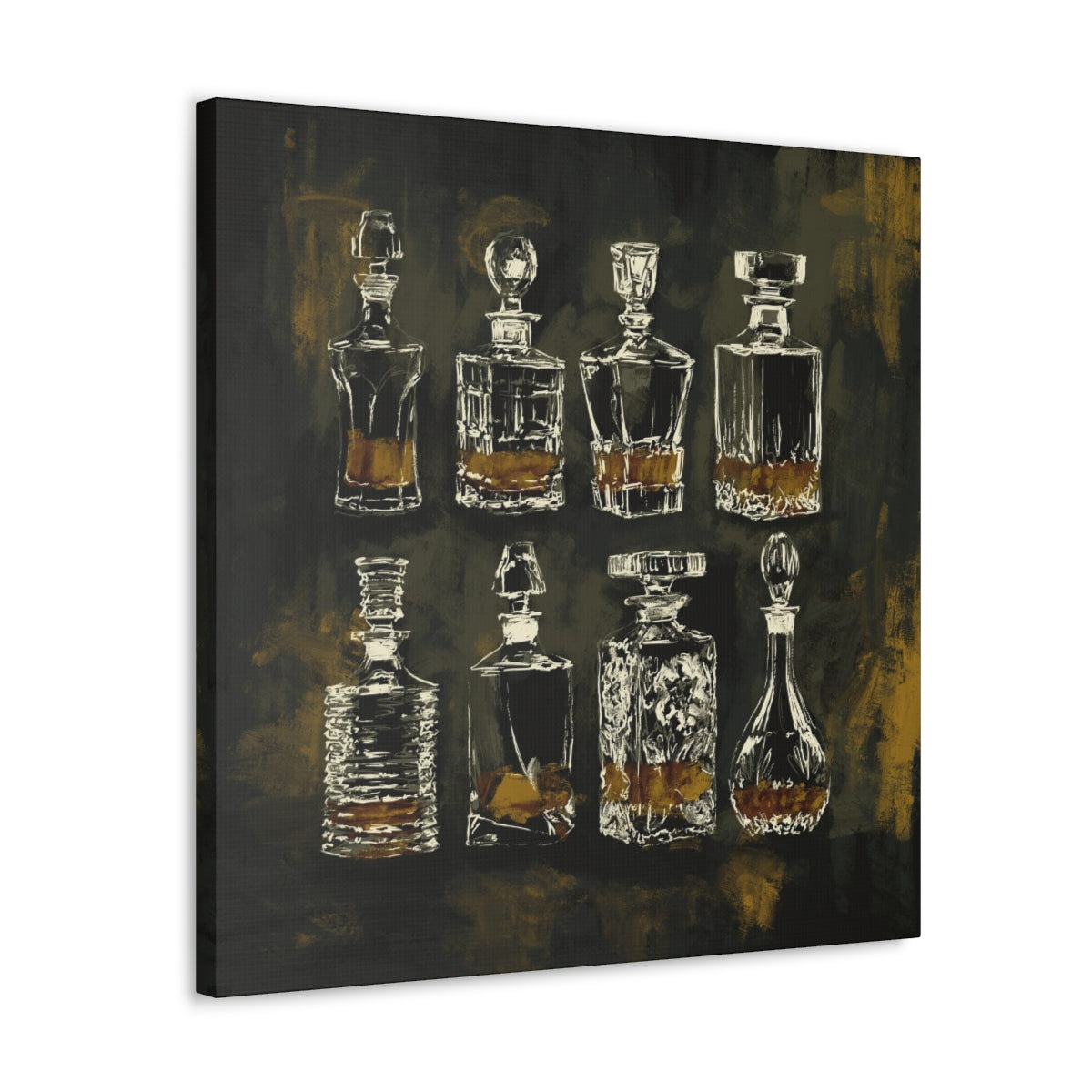 The Good Pour Whiskey Art Canvas