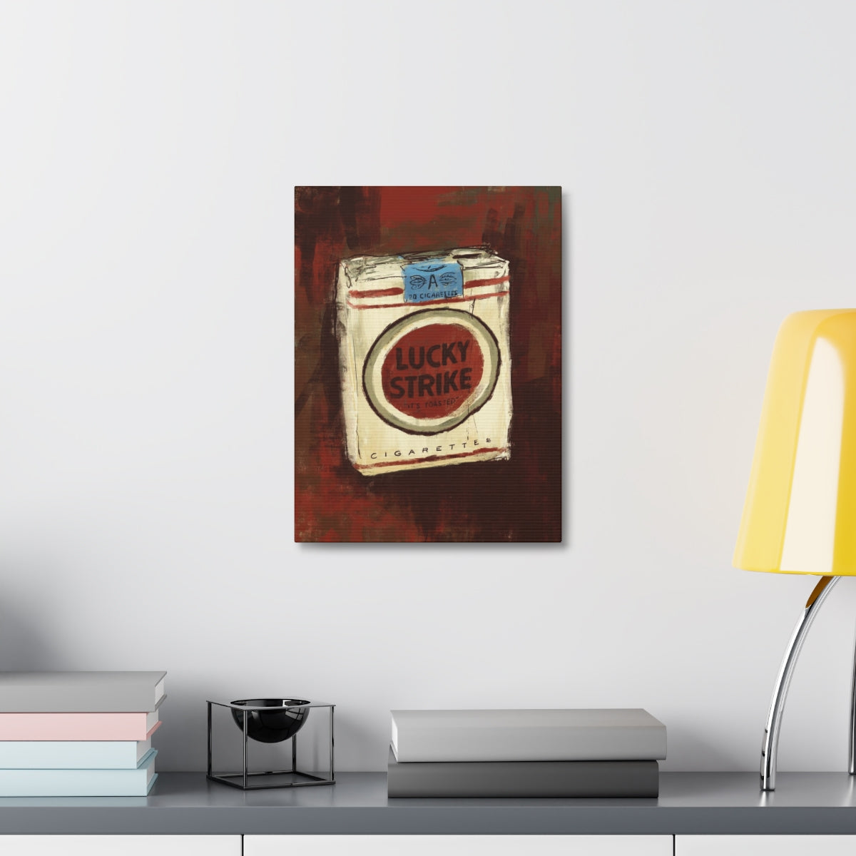 Lucky Burn – Vintage-Inspired Canvas Print