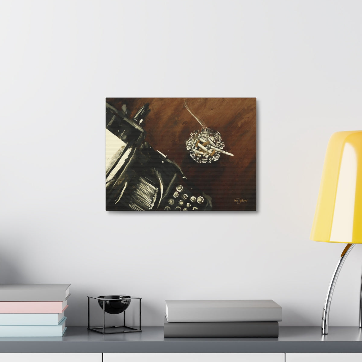 Midnight Inspiration - Satin Canvas Print