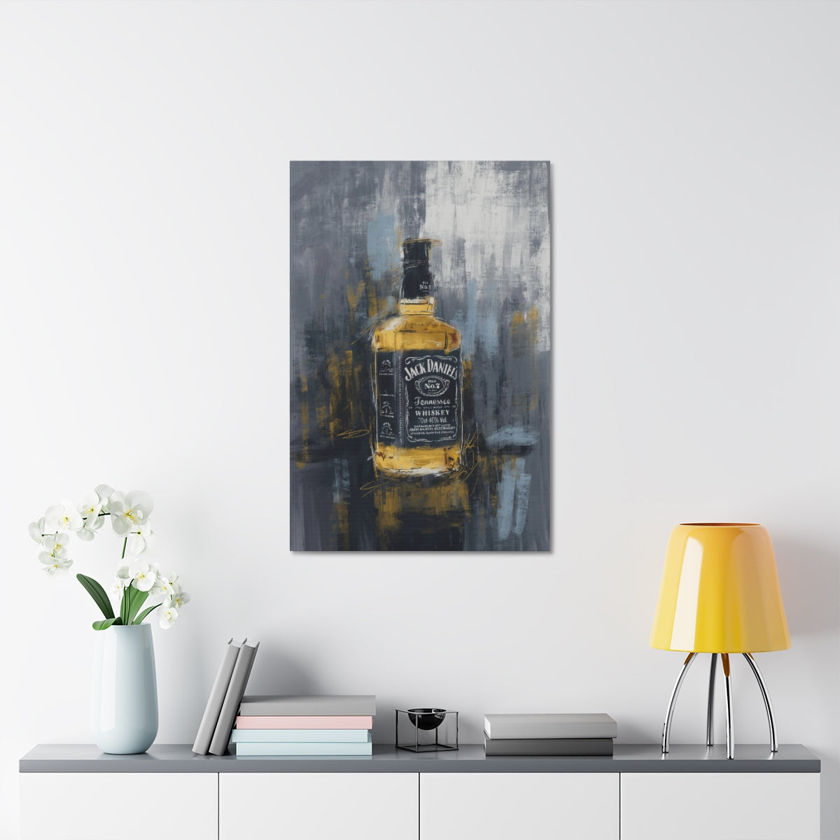 Tennessee Whiskey - Satin Canvas Print