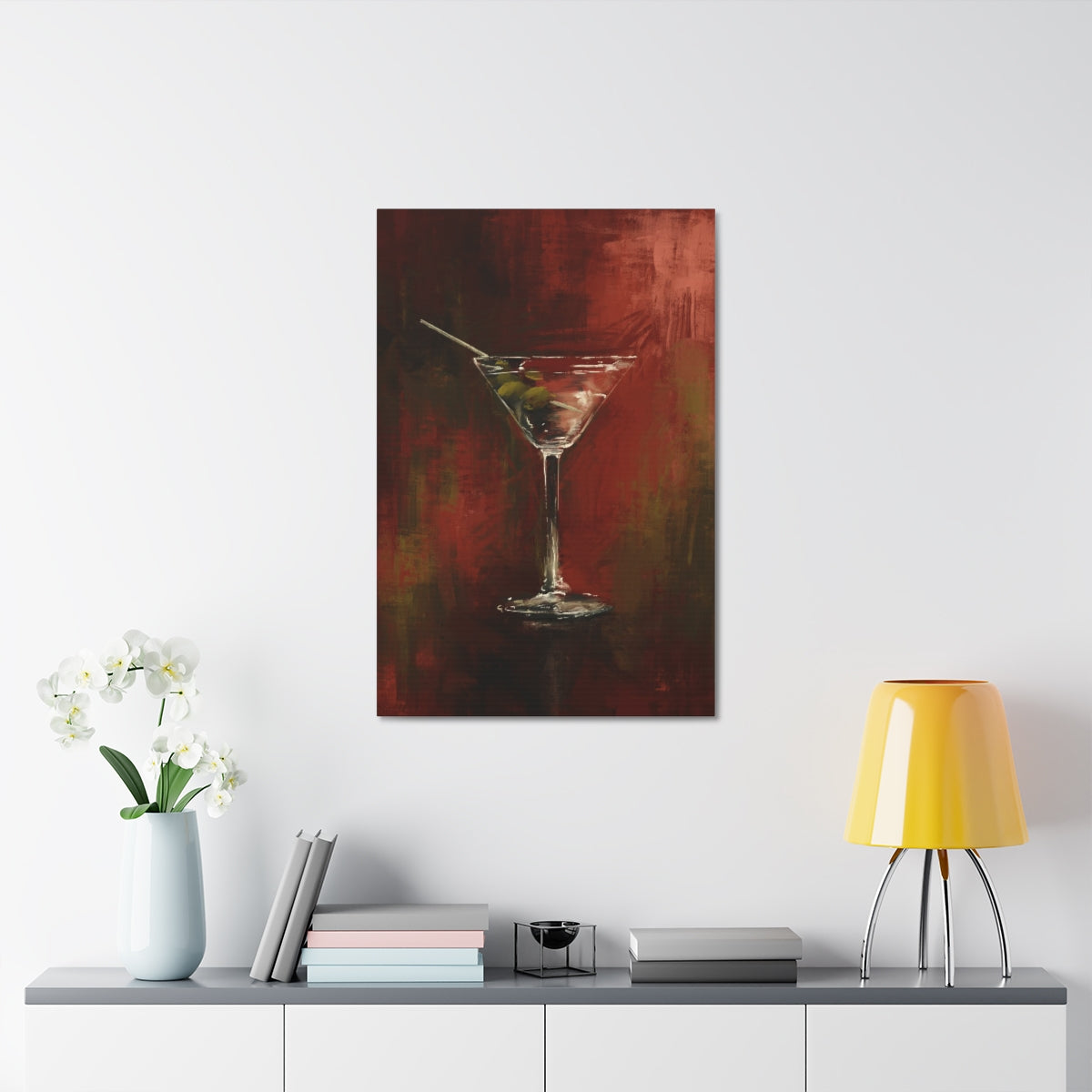 Martini Time - Satin Canvas Print