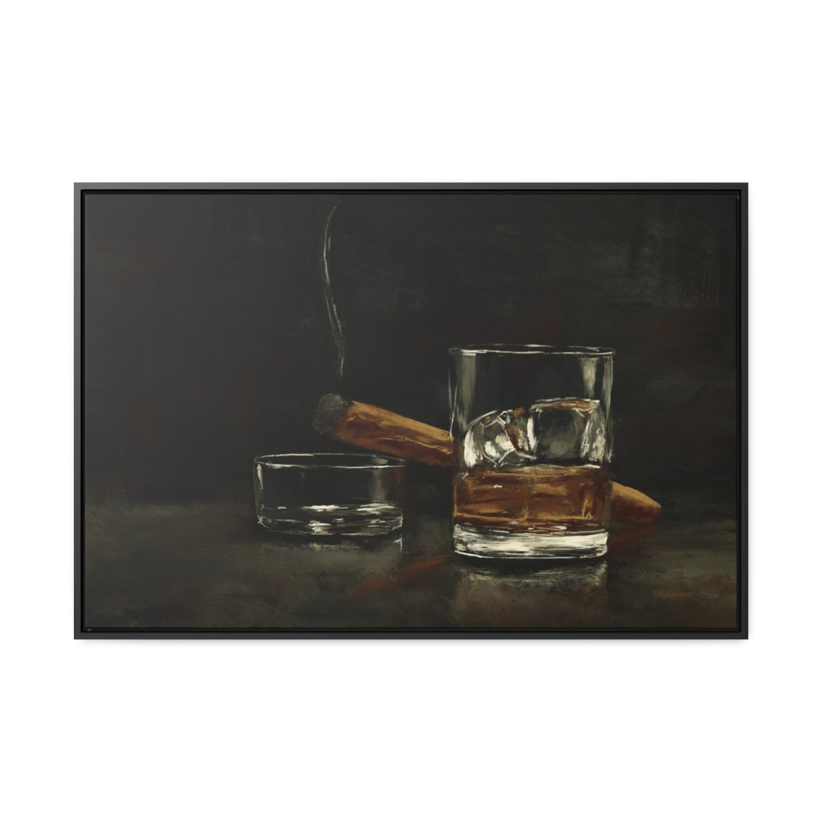 Nightcap Mood - Satin Canvas