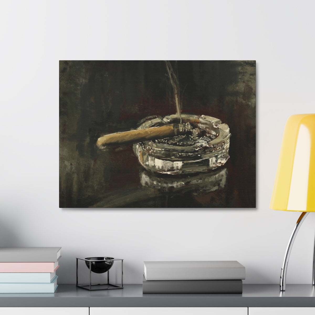 Deep in Contemplation - Satin Canvas Print