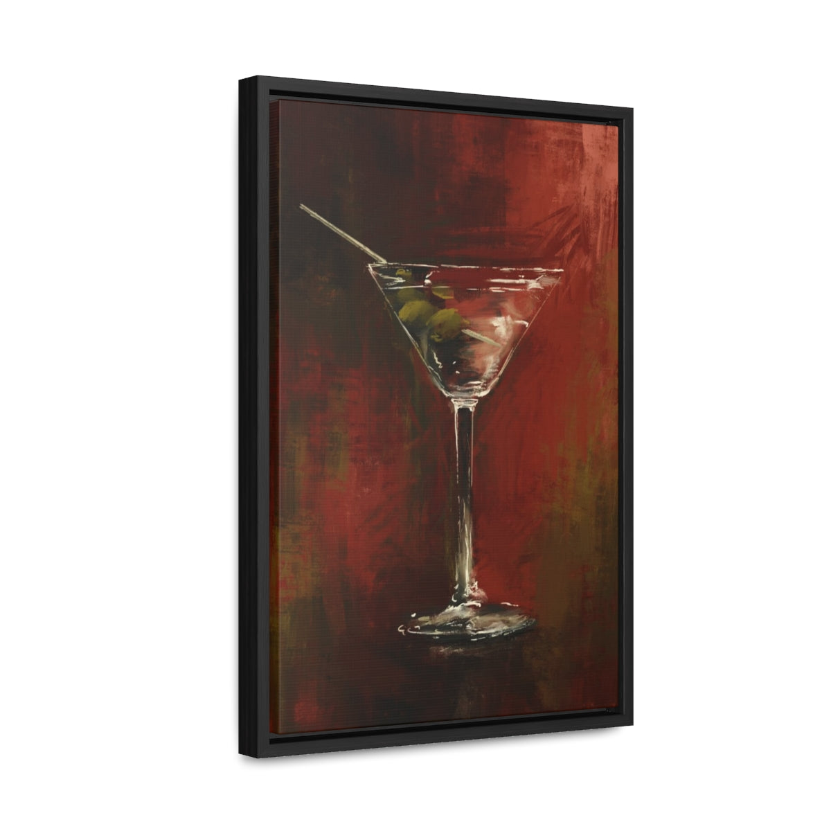 Martini Time - Satin Canvas Print