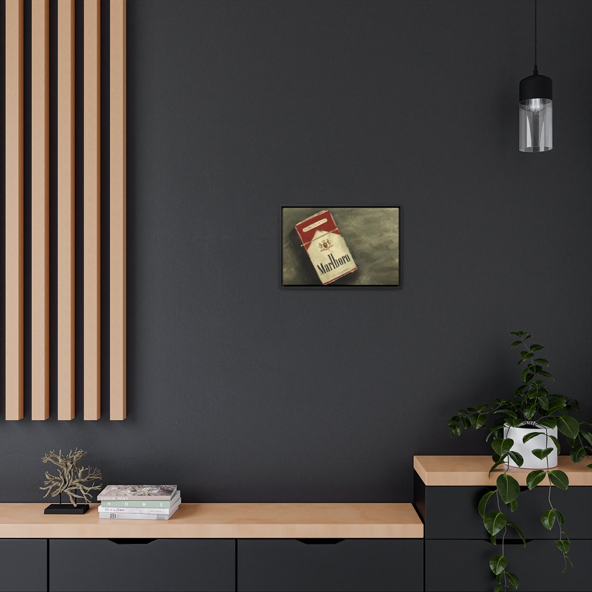 Vintage Reds - Gallery Wrapped Canvas with Black Frame