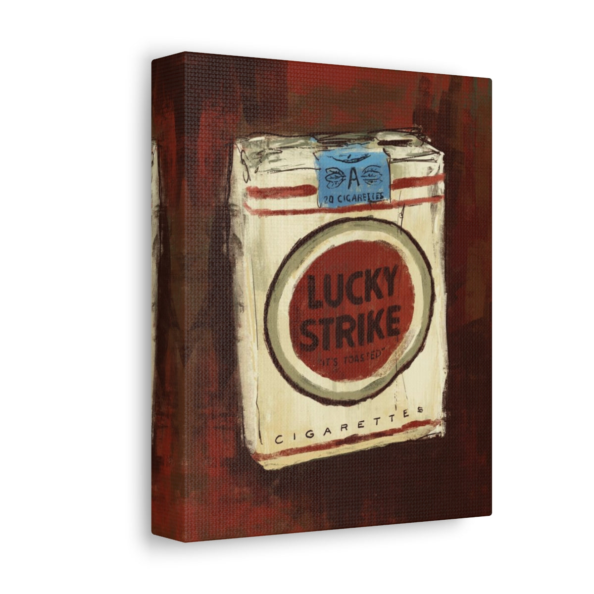 Lucky Burn – Vintage-Inspired Canvas Print