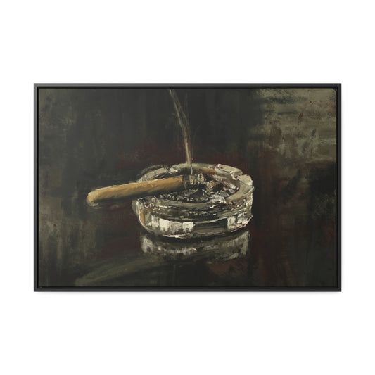 Deep in Contemplation - Gallery Wrapped Canvas with Black Frame