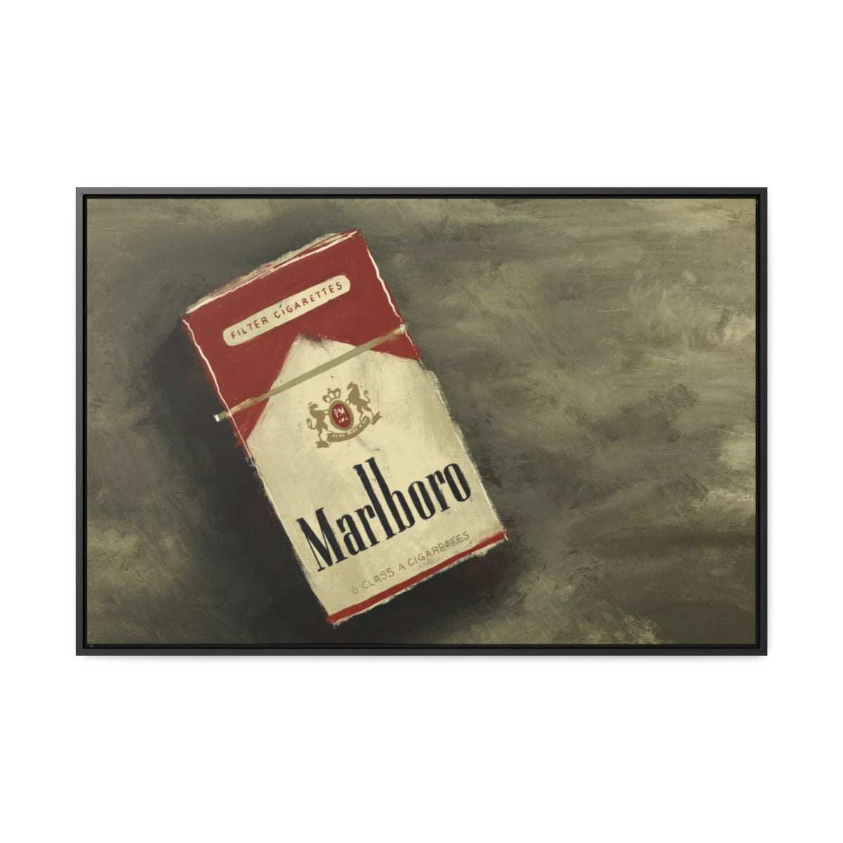 Vintage Reds - Gallery Wrapped Canvas with Black Frame