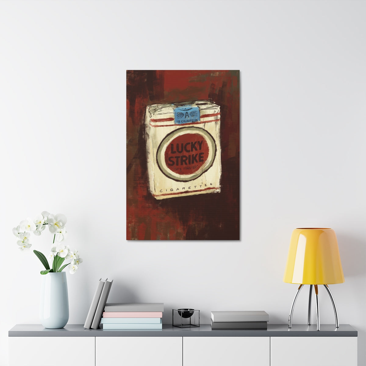 Lucky Burn – Vintage-Inspired Canvas Print