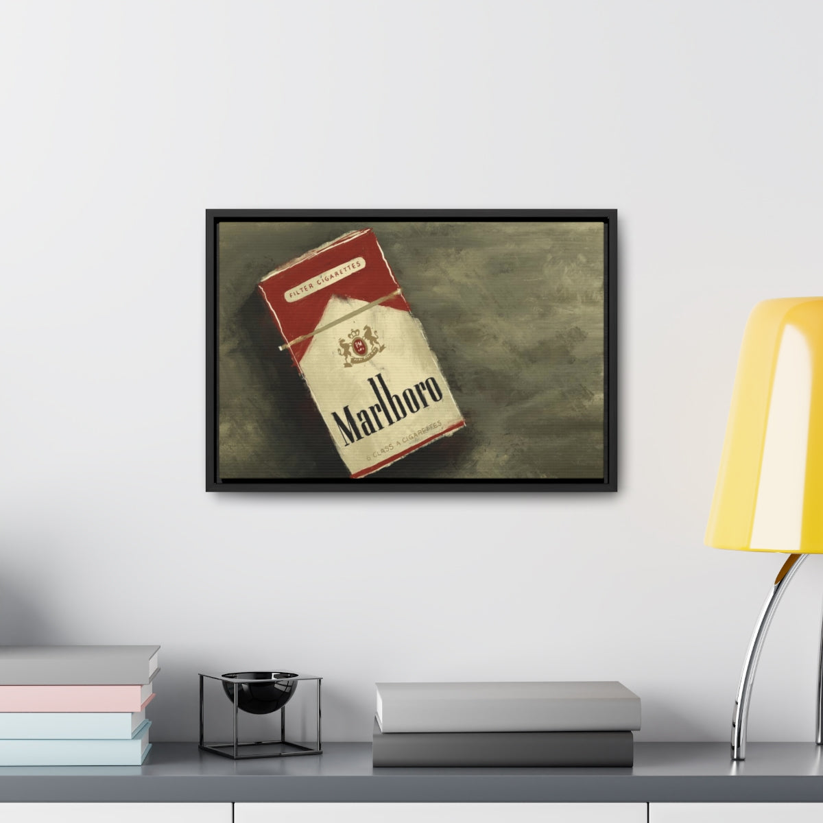 Vintage Reds - Gallery Wrapped Canvas with Black Frame