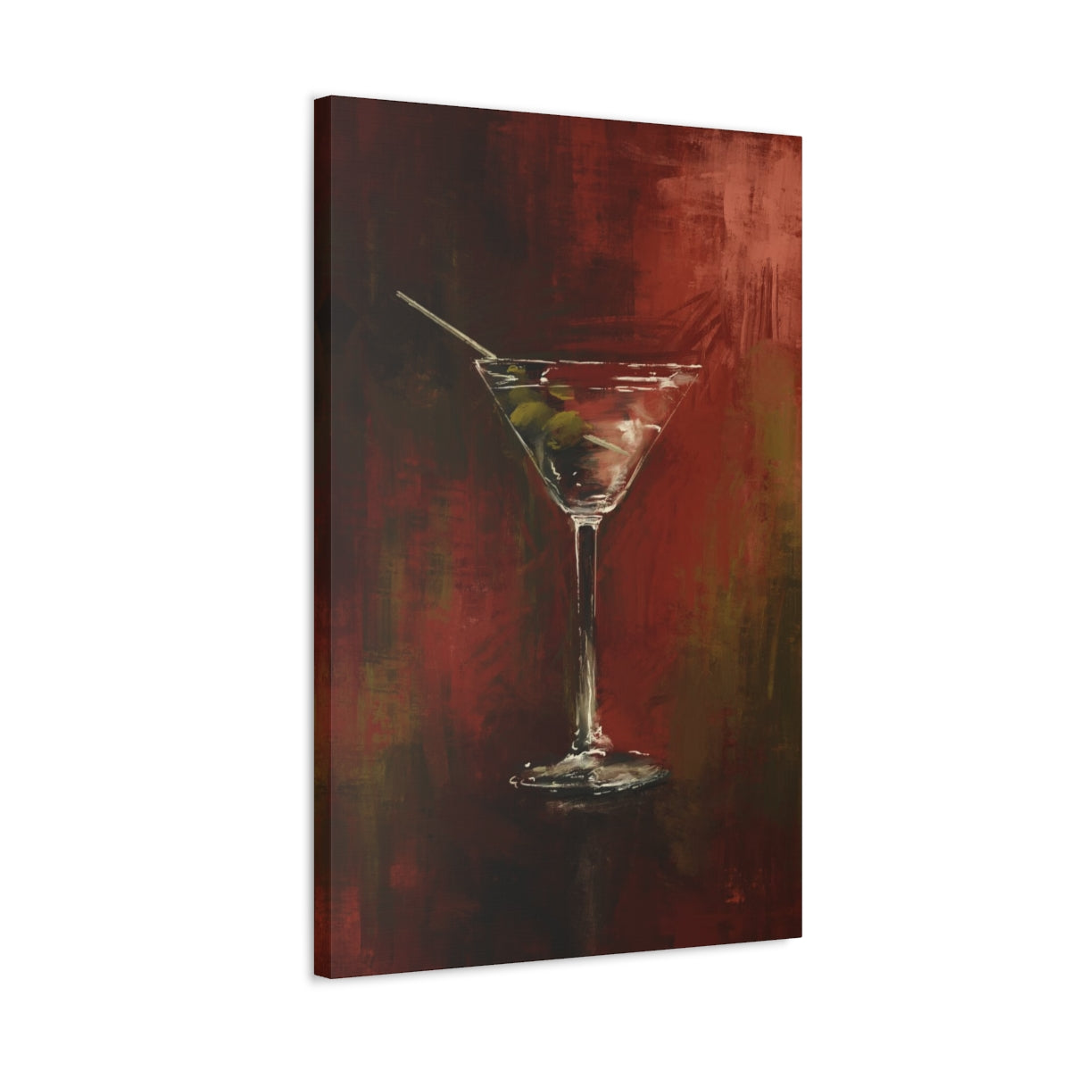 Martini Time - Satin Canvas Print