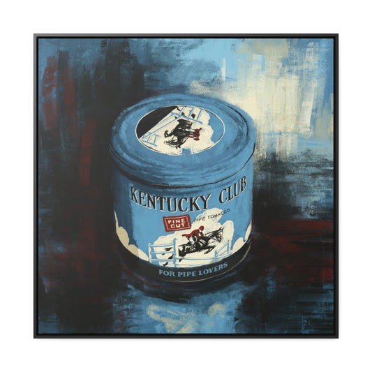 Gentlemen’s Vice – Retro Tin-Inspired Framed Canvas