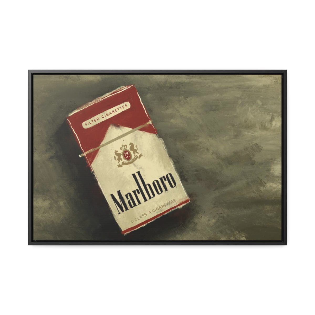 Vintage Reds - Gallery Wrapped Canvas with Black Frame