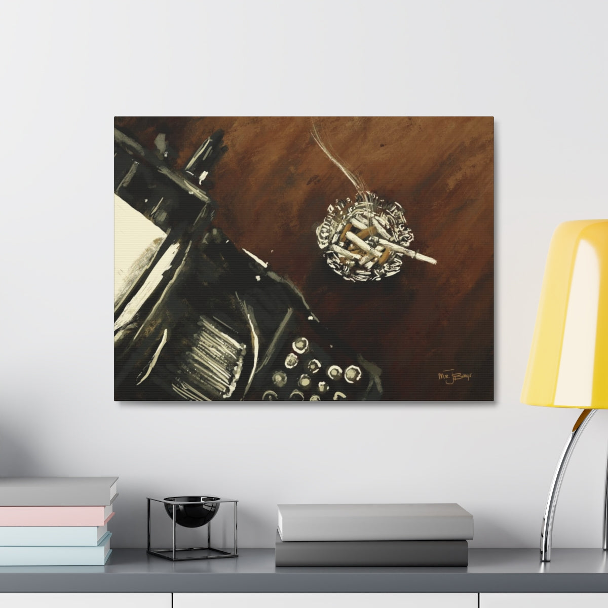 Midnight Inspiration - Satin Canvas Print