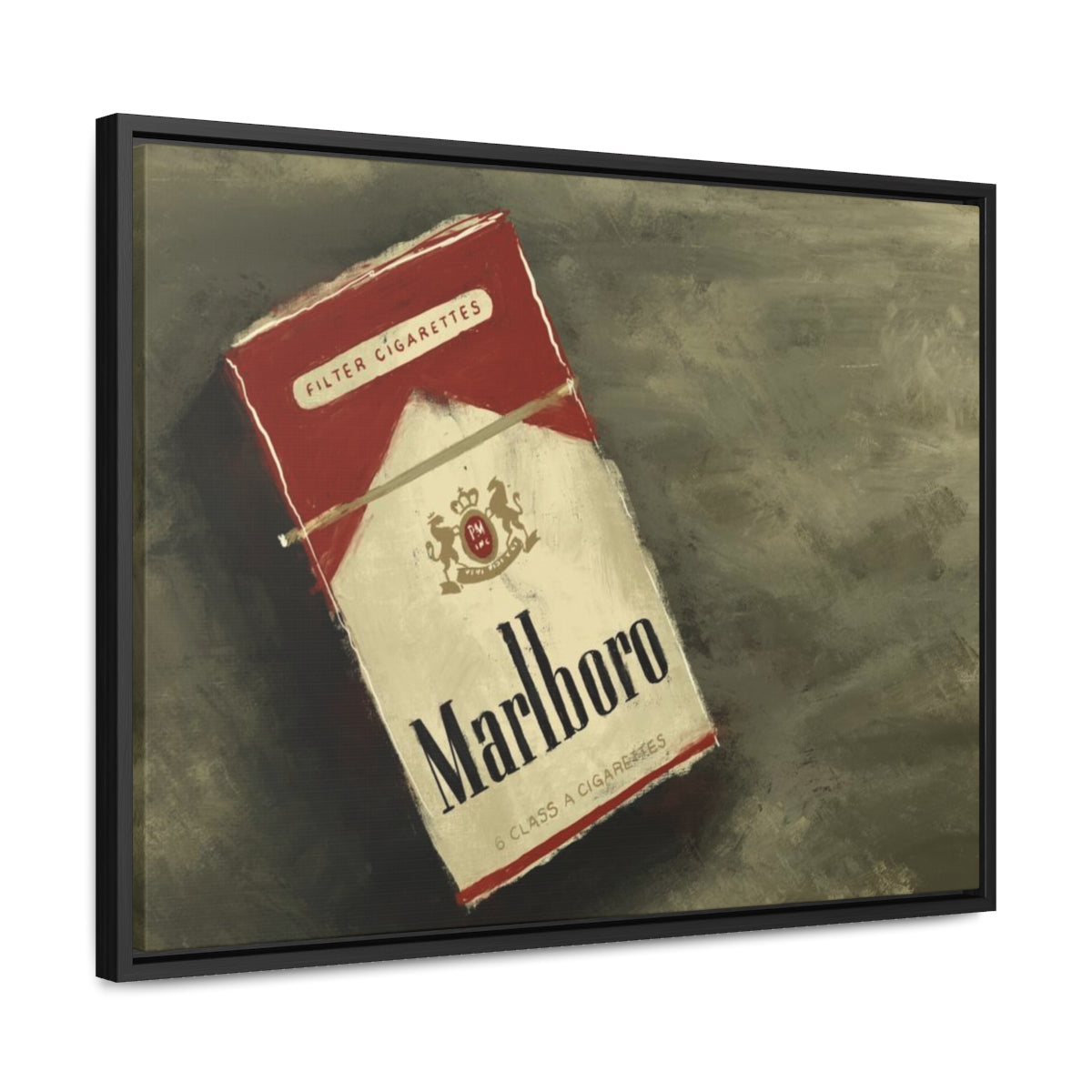 Vintage Reds - Gallery Wrapped Canvas with Black Frame