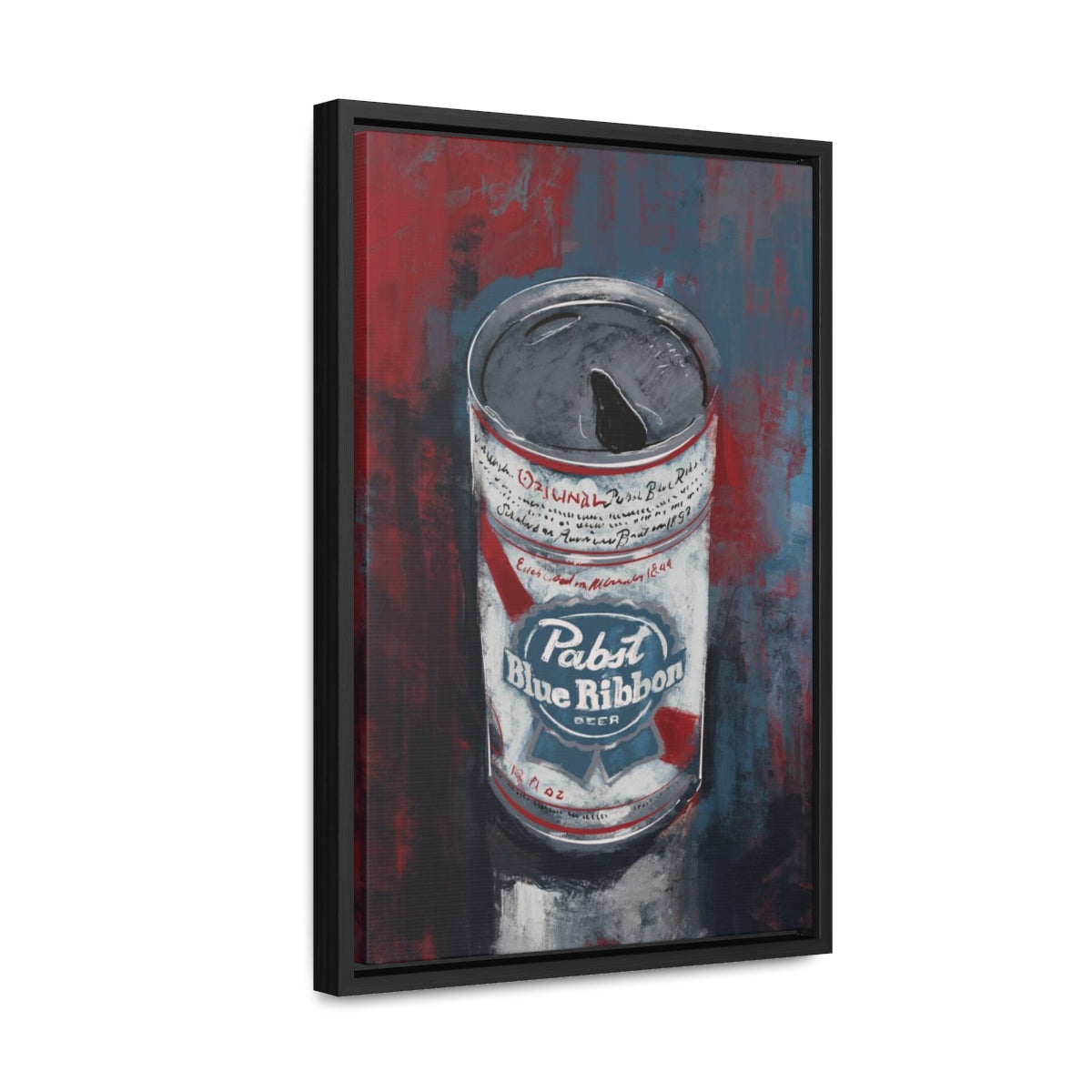 Blue Collar Brew - Gallery Wrapped Print with Black Frame