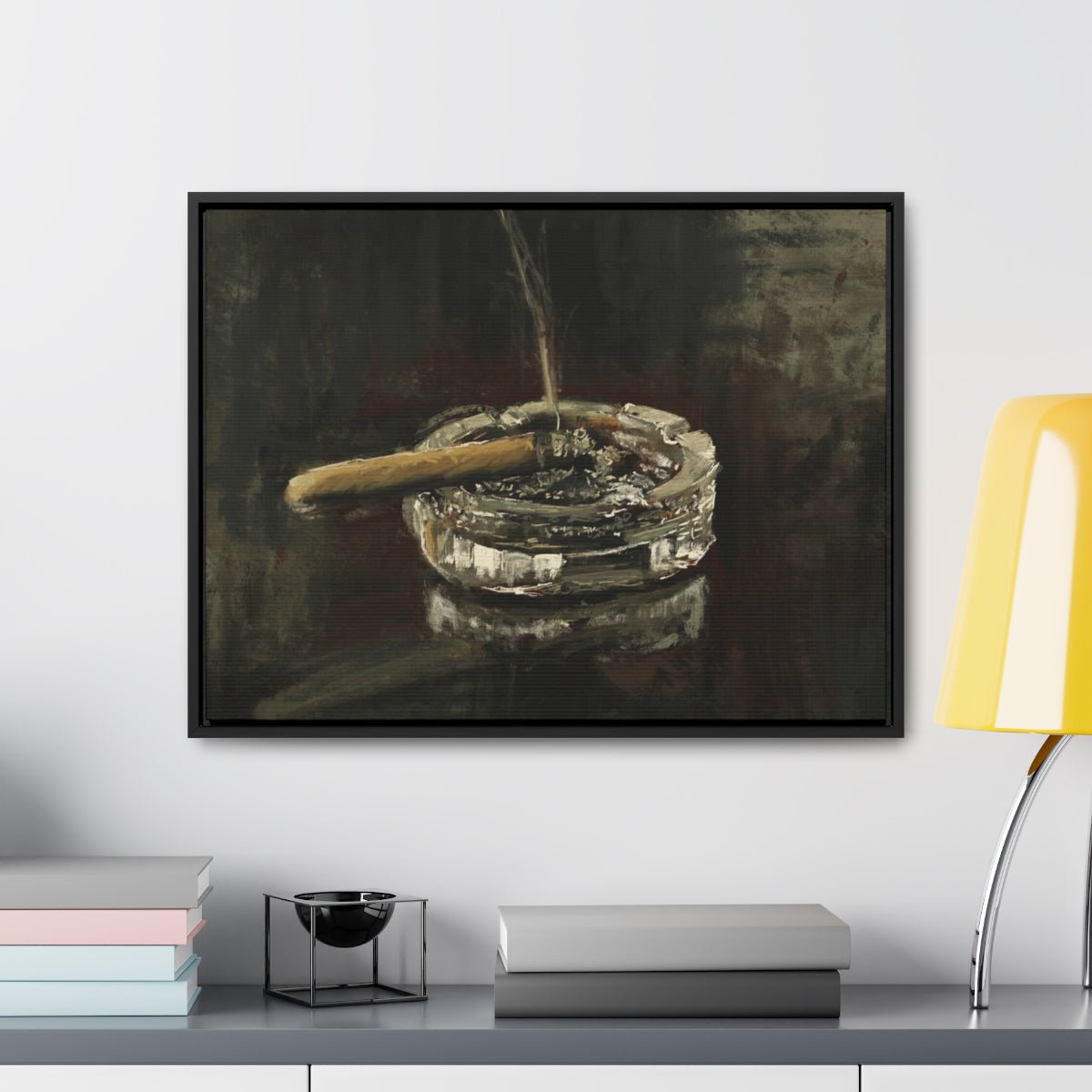 Deep in Contemplation - Gallery Wrapped Canvas with Black Frame