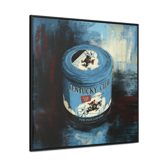Gentlemen’s Vice – Retro Tin-Inspired Framed Canvas