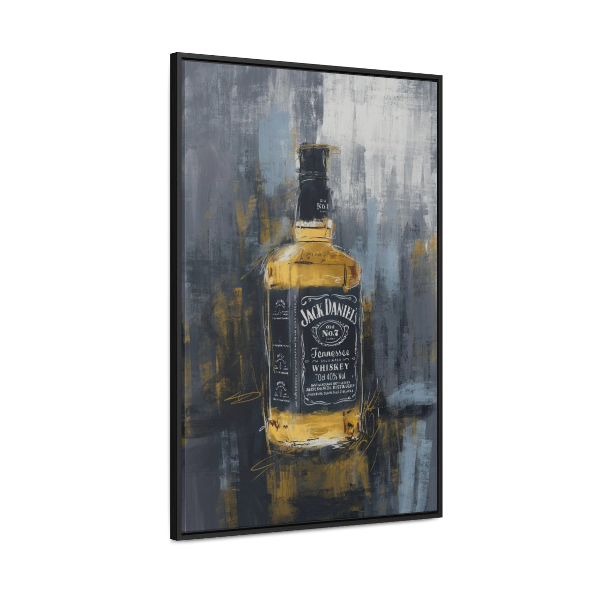 Tennessee Whiskey Gallery Wrapped Print with Black Frame