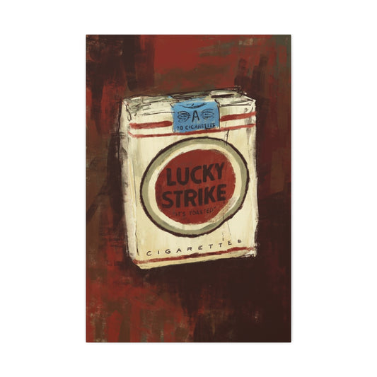 Lucky Burn – Vintage-Inspired Canvas Print