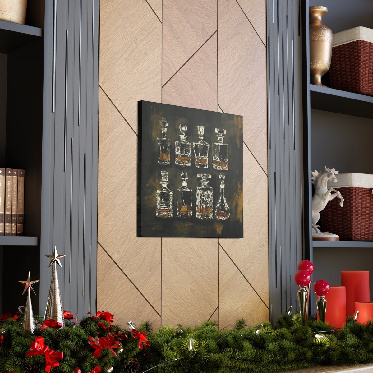 The Good Pour Whiskey Art Canvas