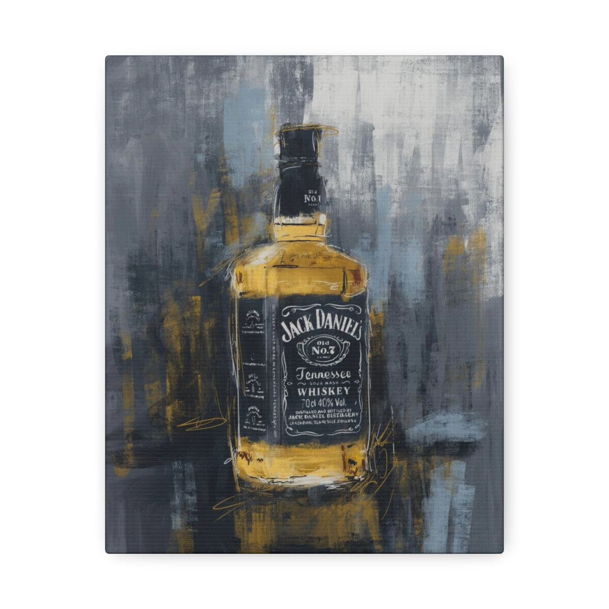 Tennessee Whiskey - Satin Canvas Print