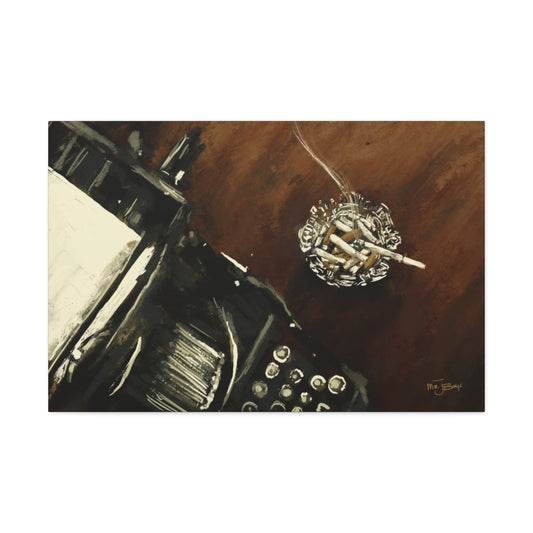 Midnight Inspiration - Satin Canvas Print