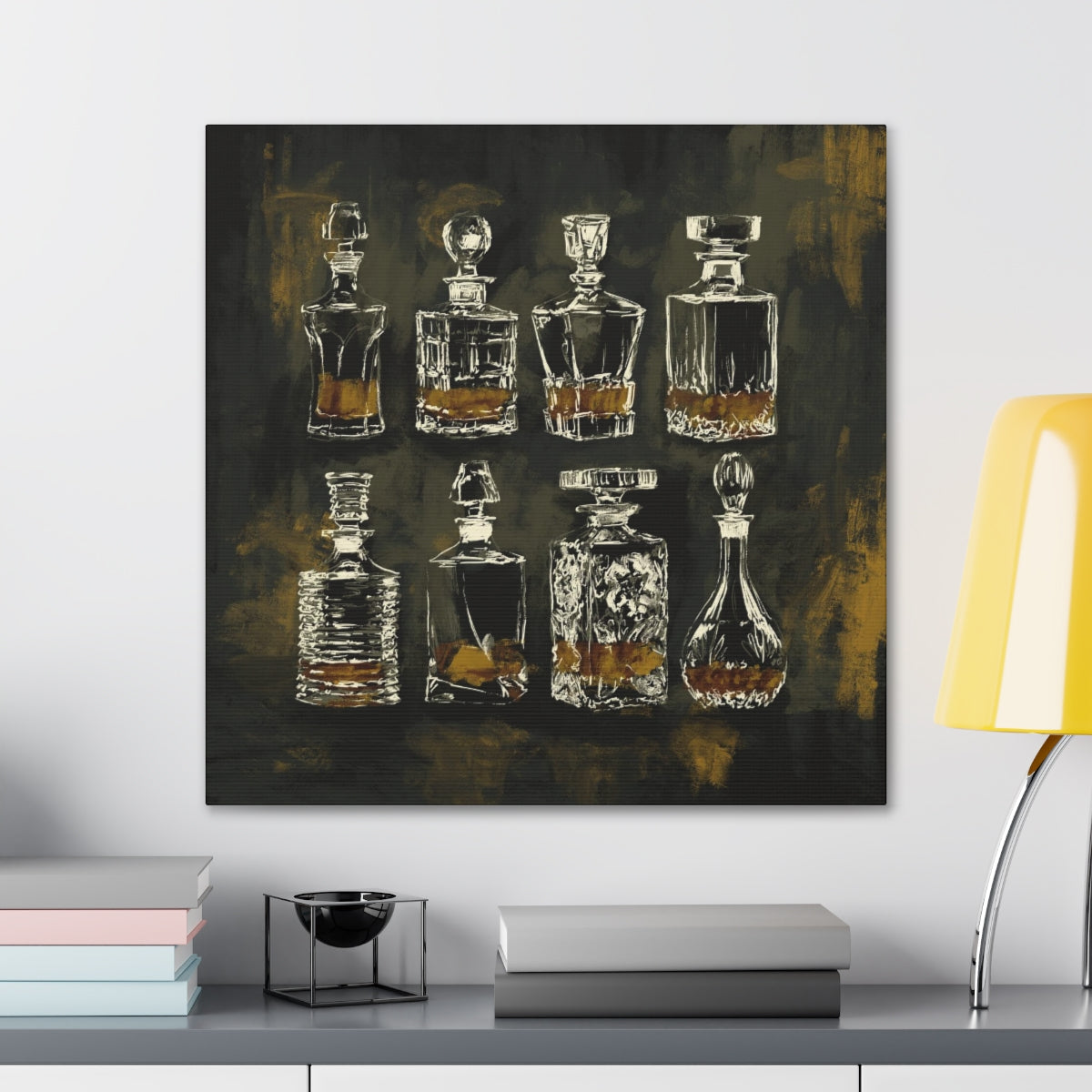 The Good Pour Whiskey Art Canvas