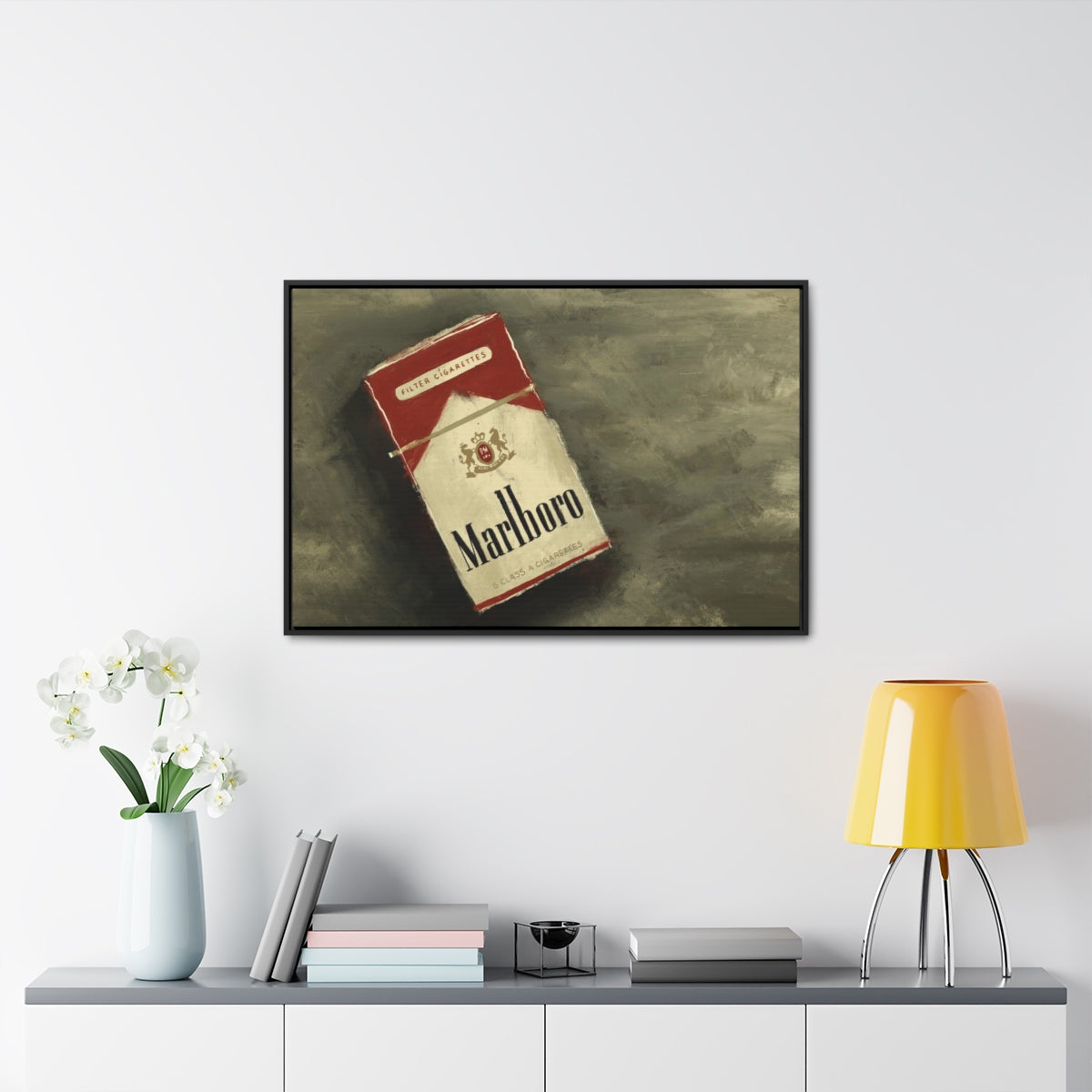 Vintage Reds - Gallery Wrapped Canvas with Black Frame